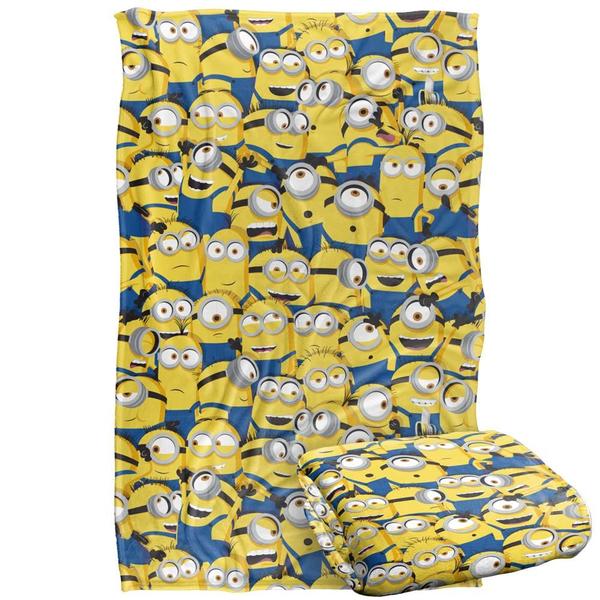 Imagem de Cobertor Minions Minion Group Silky Touch Super Soft 90x147cm