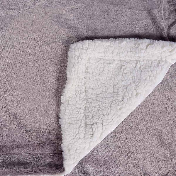 Imagem de Cobertor para Bebê Dupla Face com Sherpa Sultan 110 x 90cm 400 g/m² - Dove