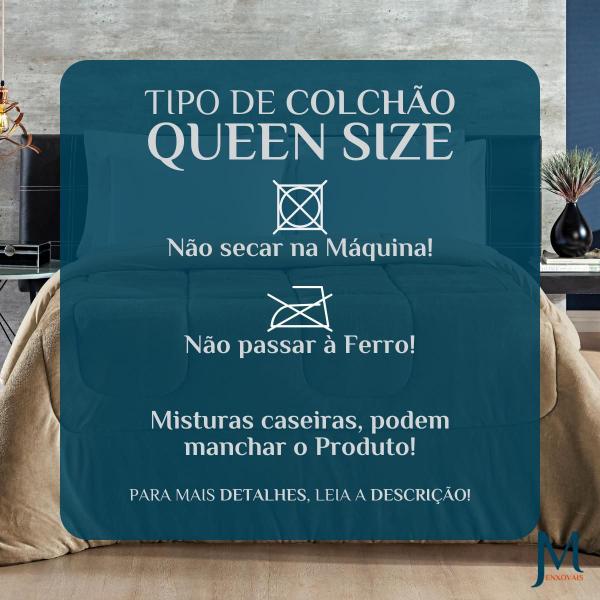 Imagem de Cobertor Queen Grosso Alaska Manta Soft E Malha 100%Algodao