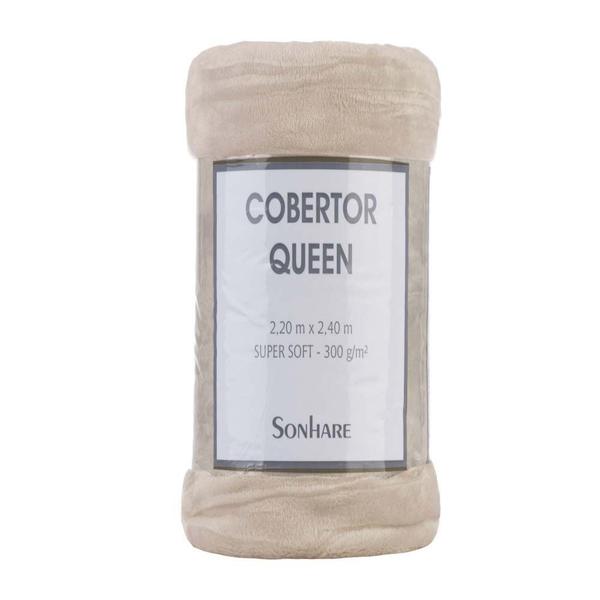 Imagem de Cobertor Queen Super Soft 300 g/m² Caqui Sonhare 