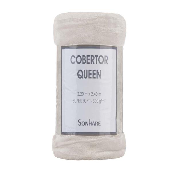 Imagem de Cobertor Queen Super Soft 300 g/m² Off-White Sonhare 