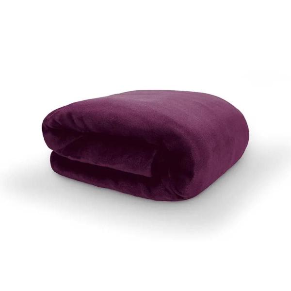 Imagem de Cobertor Queen Velour Neo Classic Beringela 220x240cm