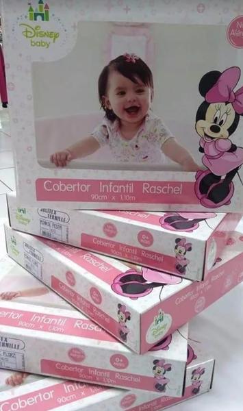 Imagem de Cobertor Raschel Antialérgico Disney Minnie Bercinho- Jolitex- Licenciado