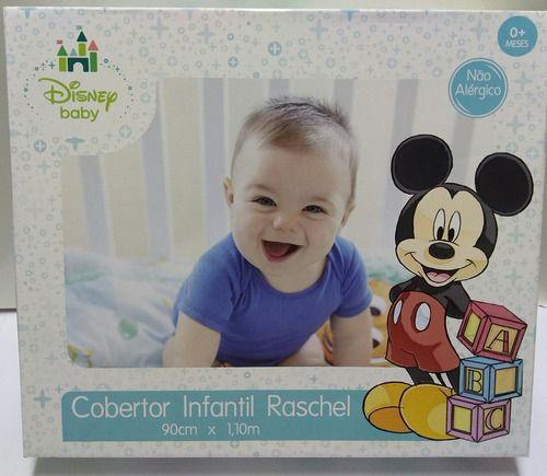 Imagem de Cobertor Raschel Disney Baby Bebe Jolitex Mickey Divertido