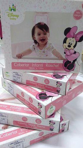 Imagem de Cobertor Raschel Disney Baby Bebe Jolitex Minnie Brincando