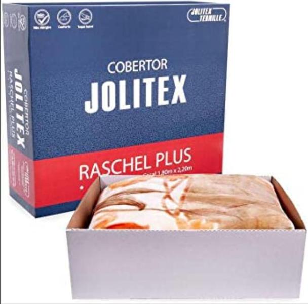 Imagem de COBERTOR RASCHEL PLUS JOLITEX CASAL 1,80x2,20m ESTAMPADO