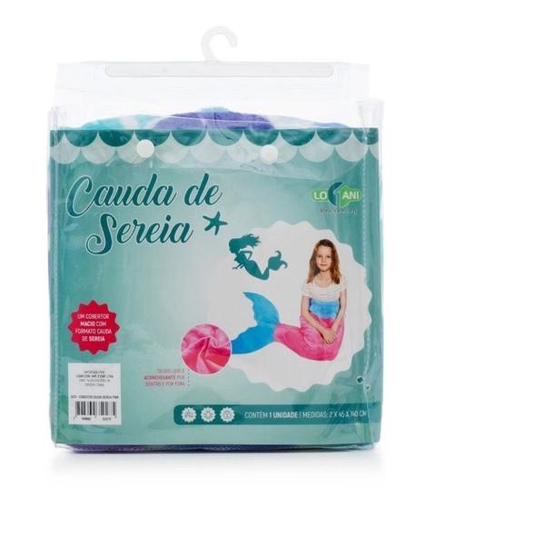 Imagem de Cobertor Saco De Dormir Infantil Com Calda Manta