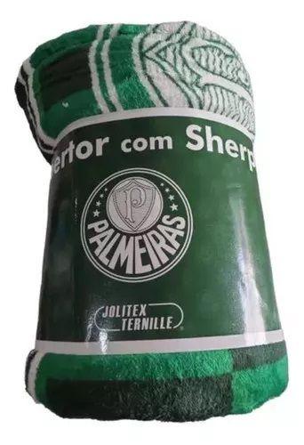 Cobertor Sherpa Jolitex 2x1,5m Microfibra Palmeiras Conforto Imagem de Cobertor Sherpa Jolitex 2x1,5m Microfibra Palmeiras Conforto