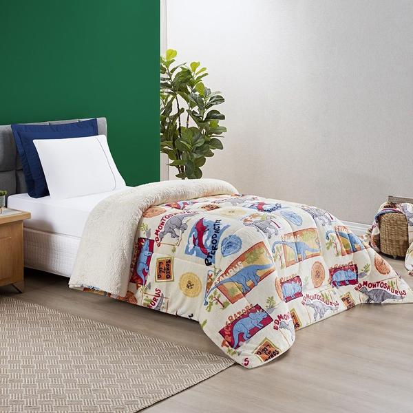 Cobertor SOLTEIRO INFANTIL dupla face sherpa manta estampado - SAFIRA ENXOVAIS Imagem de Cobertor SOLTEIRO INFANTIL dupla face sherpa manta estampado