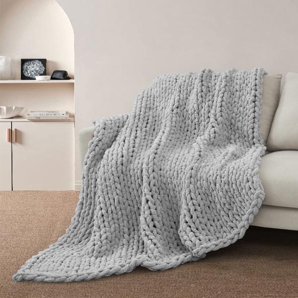 Imagem de Cobertor SUNYRISY Chunky Knit Chenille Luxury Soft Cozy