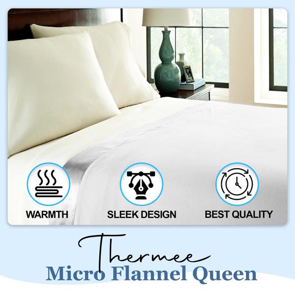 Imagem de Cobertor Thermee Micro Flannel Queen/Full Snow