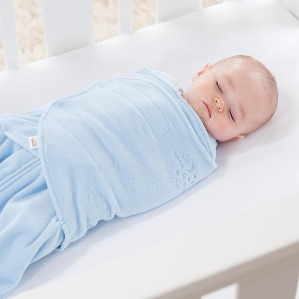 Imagem de Cobertor vestível HALO Microfleece Sleepsack Swaddle Blue