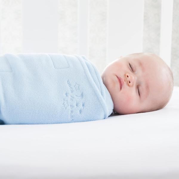 Imagem de Cobertor vestível HALO Microfleece Sleepsack Swaddle Blue