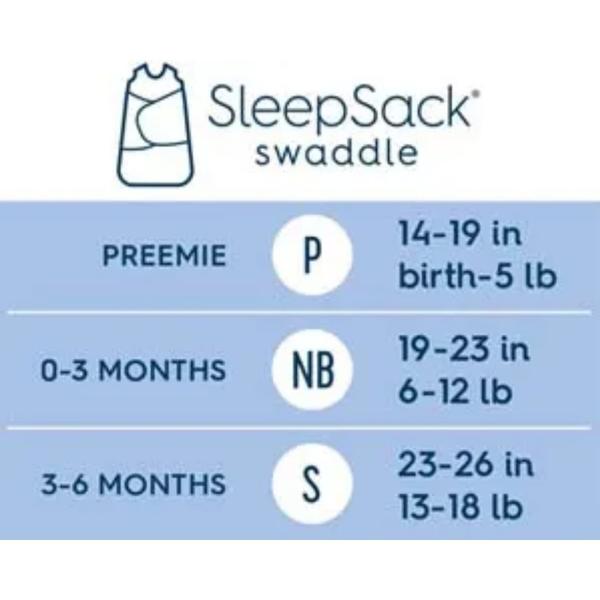 Imagem de Cobertor vestível HALO SleepSack Swaddle 100% algodão azul