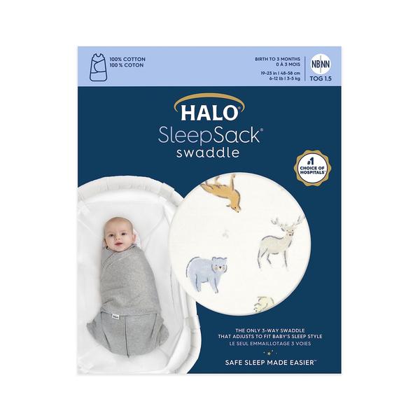 Imagem de Cobertor vestível HALO SleepSack Swaddle 3-6 meses Forest