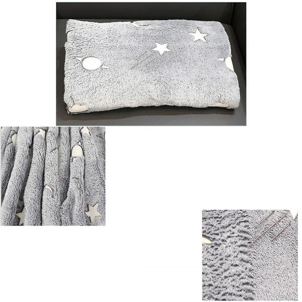 Imagem de Cobertor Wokex Star Fleece Luminous Warm Thick Soft Winter