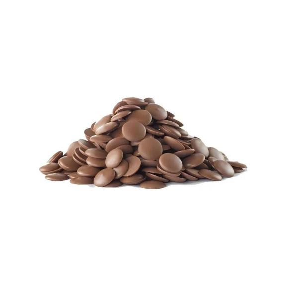 Imagem de Cobertura Chocolate Meio Amargo Gotas 1Kg Sicao- Kit 2Un