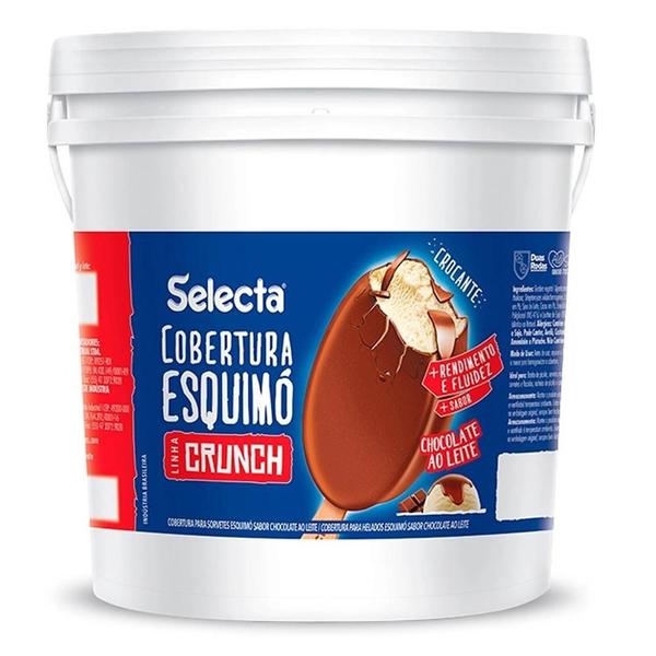 Imagem de Cobertura Esquimo Crunch Chocolate Ao Leite 4Kg Selecta