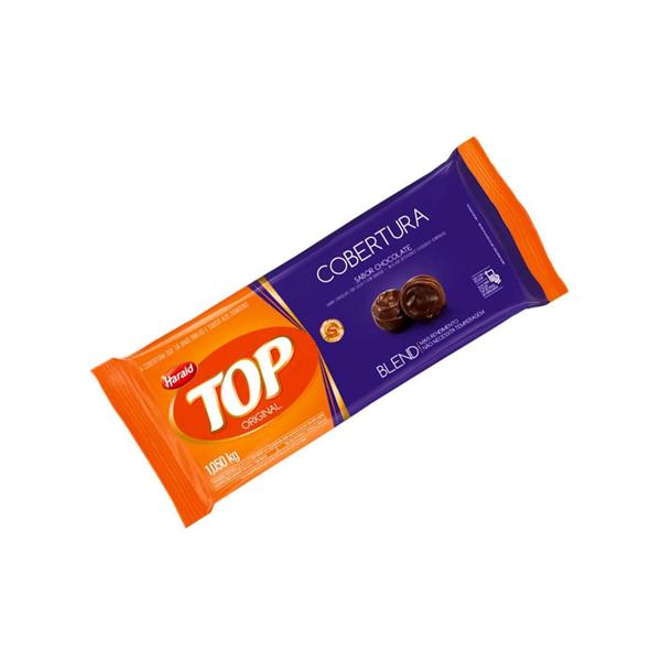 Cobertura Fracionada Harald Top Chocolate Blend 1,05 Kg Imagem de Cobertura Fracionada Harald Top Chocolate Blend 1,05 Kg