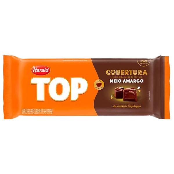 Cobertura Fracionada Top Meio Amargo Barra 1,01kg Harald Imagem de Cobertura Fracionada Top Meio Amargo Barra 1,01kg Harald