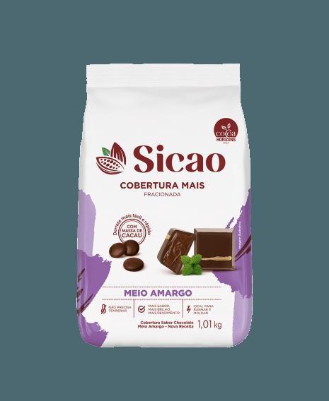 Imagem de Cobertura Mais Meio Amargo Gotas 1kg Sicao