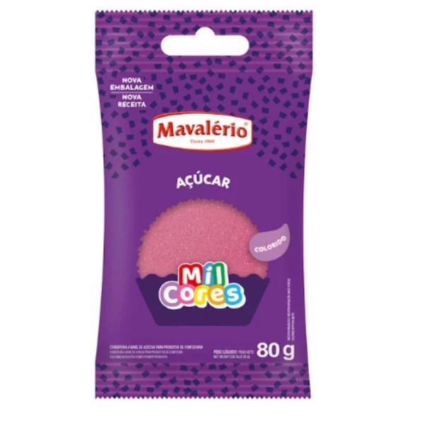 Cobertura para Produtos de Confeitaria Rosa 80g - Mavalério Imagem de Cobertura para Produtos de Confeitaria Rosa 80g