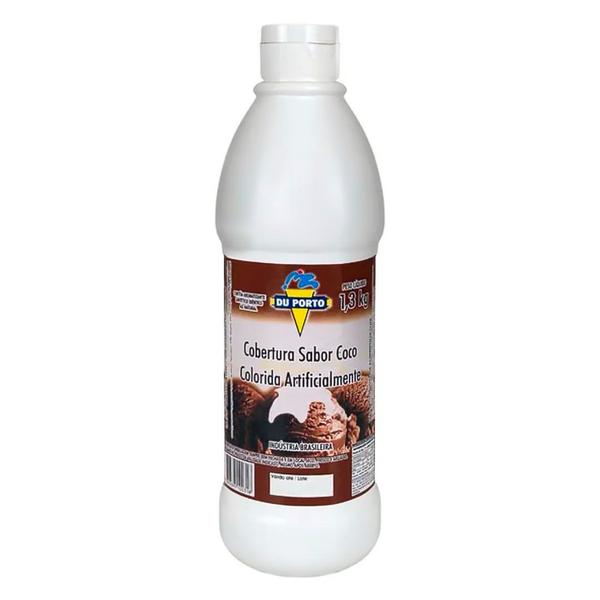 Imagem de Cobertura para sorvete sabor coco branco 1kg - Du Porto