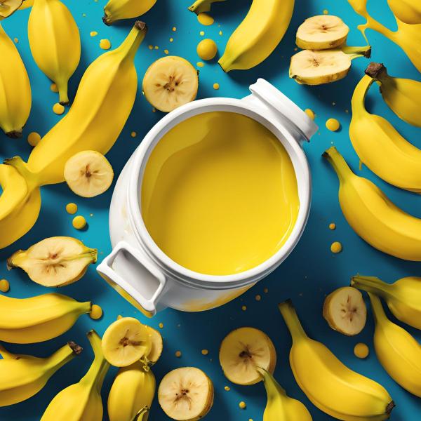 Cobertura para sorvetes sabor banana fini 1kg Imagem de Cobertura para sorvetes sabor banana fini 1kg