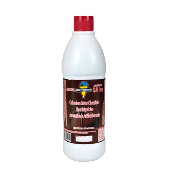 Cobertura Sabor Artificial Brigadeiro 1,3Kg - Du Porto Imagem de Cobertura Sabor Artificial Brigadeiro 1,3Kg - Du Porto