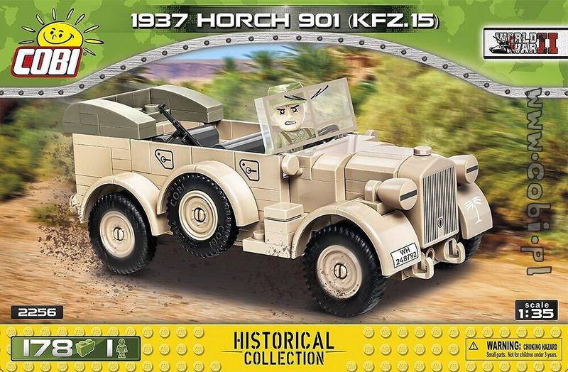 Cobi 2256 - 1937 horch 901 alemao blocos para montar com 178 pcs - Blocos COBI Imagem de Cobi 2256 - 1937 horch 901 alemao blocos para montar com 178 pcs