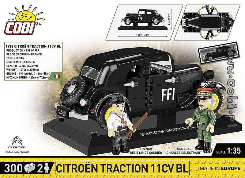Cobi 2265 Citroen Traction 11Cv Edicao Executivo Blocos - Blocos Cobi Imagem de Cobi 2265 Citroen Traction 11Cv Edicao Executivo Blocos