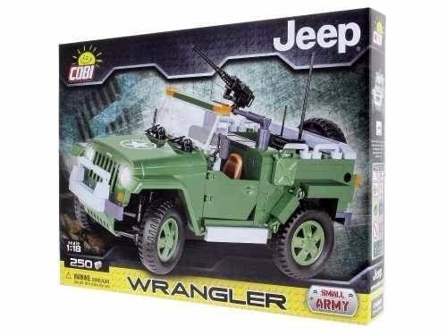 Cobi 24260 - jeep wrangler militar com acessorios blocos para montar com 250 pcs Imagem de Cobi 24260 - jeep wrangler militar com acessorios blocos para montar com 250 pcs