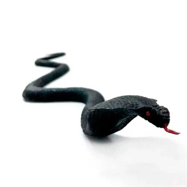 Imagem de Cobra Serpente De Borracha 2 Unidades Preto Halloween