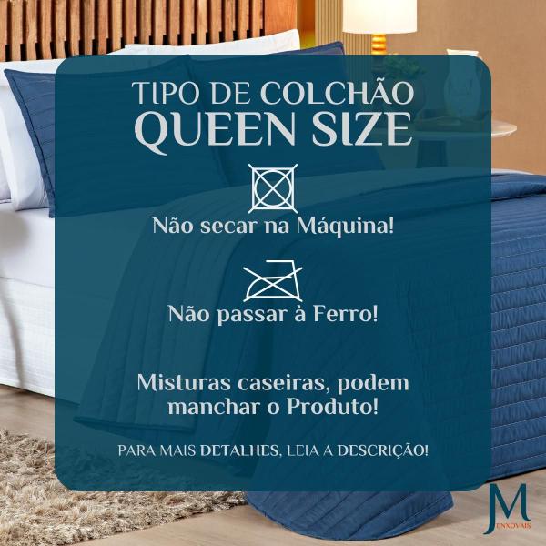 Imagem de Cobre Leito Queen Size 2,60X2,40 Leslie 200 Fios Bordado