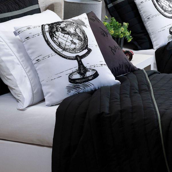 Cobre Leito Solteiro Inove Dupla Face 200 Fios - 4 Peças - To Decorando Imagem de Cobre Leito Solteiro Inove Dupla Face 200 Fios - 4 Peças
