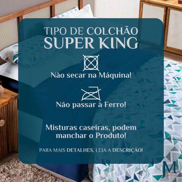 Imagem de Cobredrom Casal Super King Grosso Kristen 100% Algodao Extra Macio QUALITY