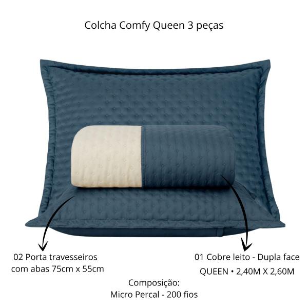 Imagem de Cobreleito Queen Lavive Comfy 03 Peças Toque de Pluma