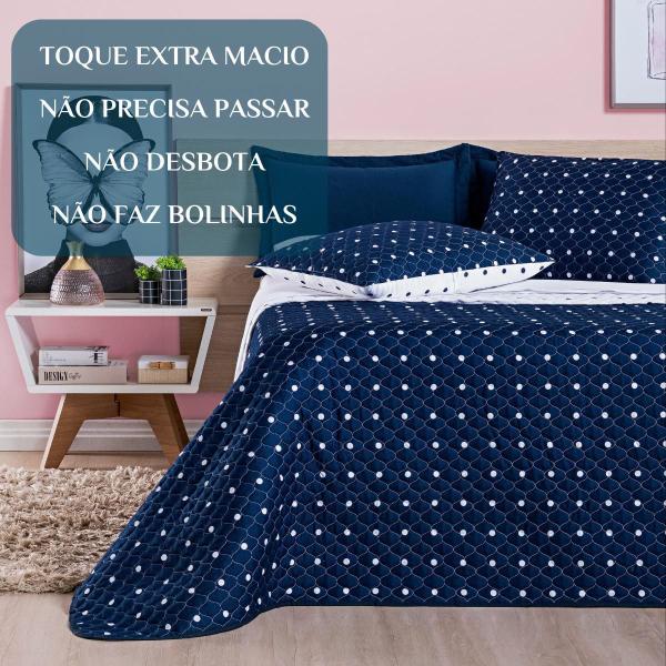 Imagem de Cobreleito Queen Size Romance 200 Fios Bordado Luxuosa Petit