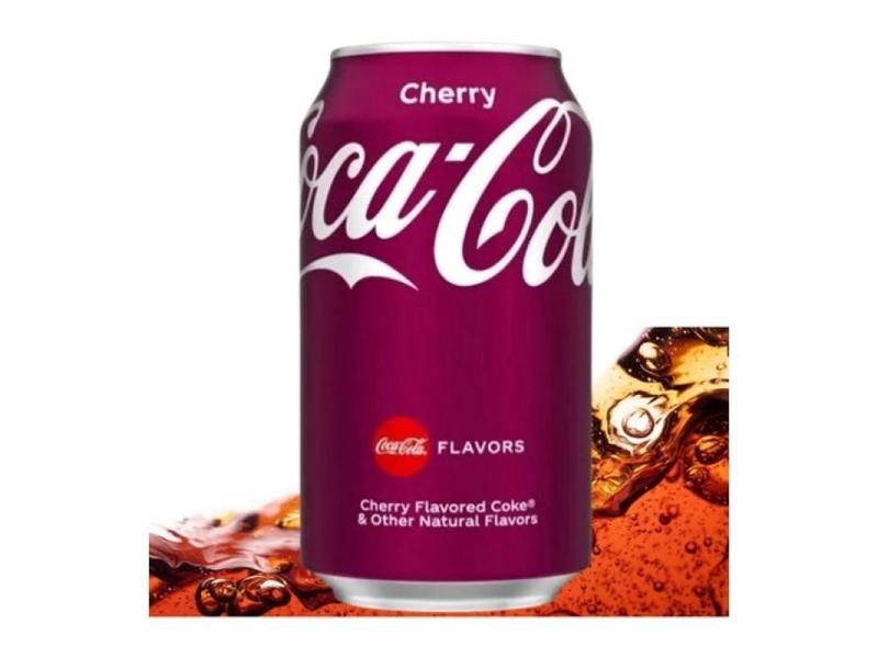 Coca Cola Cereja Cherry Coke Flavors 330ml - Importada Imagem de Coca Cola Cereja Cherry Coke Flavors 330ml - Importada