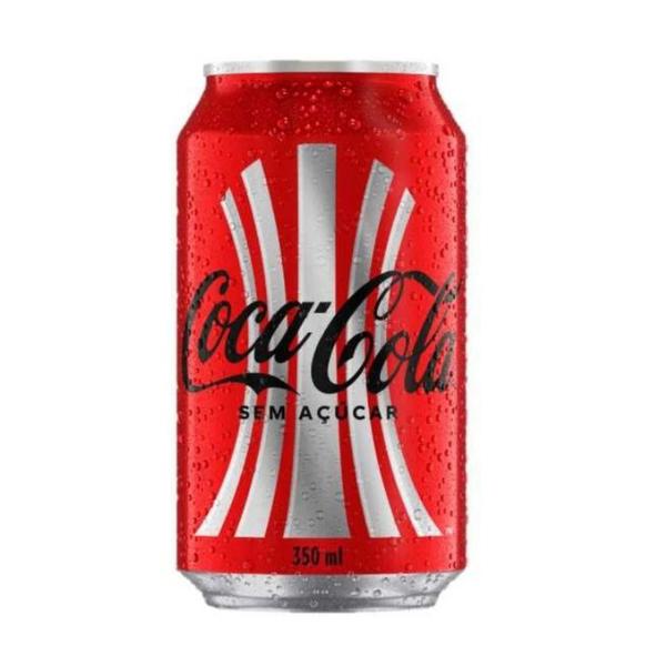 Imagem de Coca Cola lata Sem Açúcar 350ml fardo C/6 Unidade