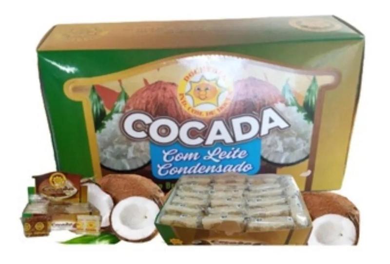 Imagem de Cocada Caseira Branca Minas Cremosa Com Leite Condensado