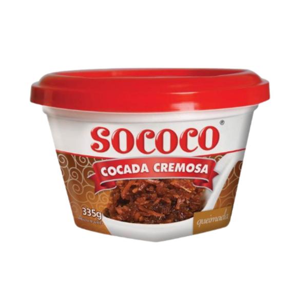 Cocada cremosa queimada 335g sococo Imagem de Cocada cremosa queimada 335g sococo