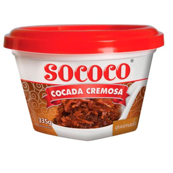 Cocada Cremosa Queimada Sococo 335g Imagem de Cocada Cremosa Queimada Sococo 335g