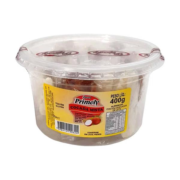 Cocada Mista 400g - Primoly Imagem de Cocada Mista 400g - Primoly