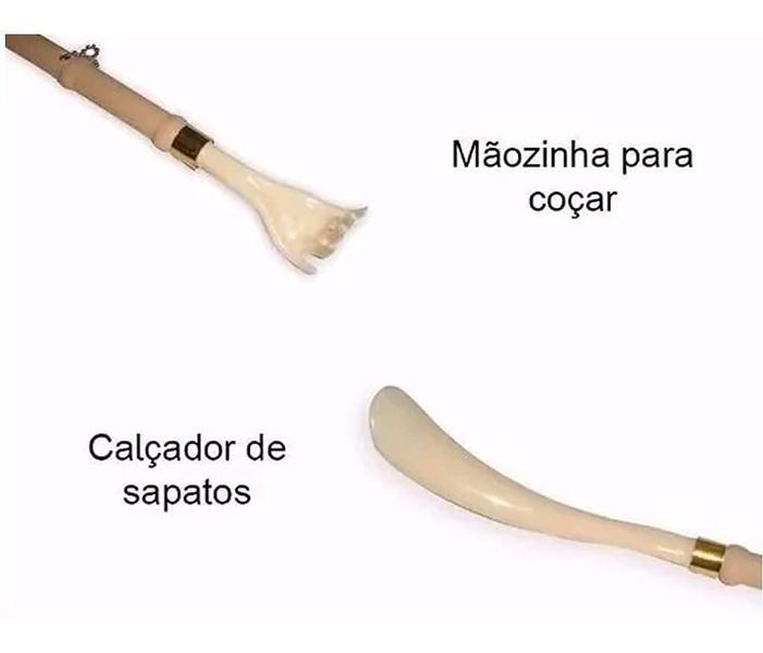 Imagem de Coçador de Costas com Calçador De Sapato 2 Em 1 49CM