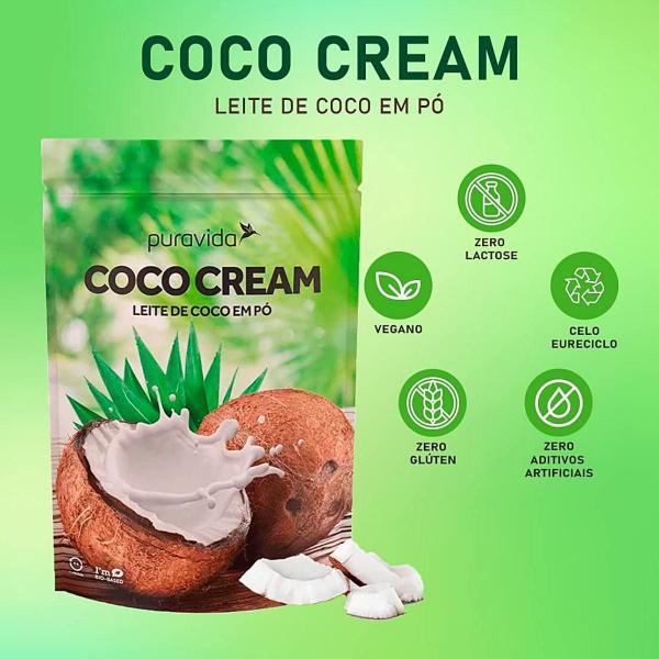 Coco Cream de 1KG Suplemento Leite de Coco em Pó - PURAVIDA Imagem de Coco Cream de 1KG Suplemento Leite de Coco em Pó - PURAVIDA