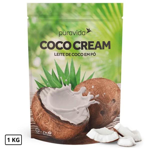 Coco Cream de 1KG Suplemento Leite de Coco em Pó - PURAVIDA Imagem de Coco Cream de 1KG Suplemento Leite de Coco em Pó - PURAVIDA