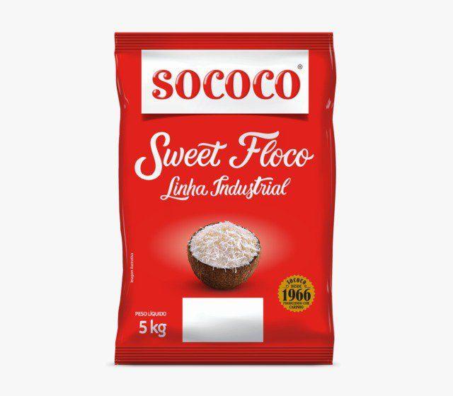 Imagem de Coco Umido Sweet Flocos 5kg - Sococo