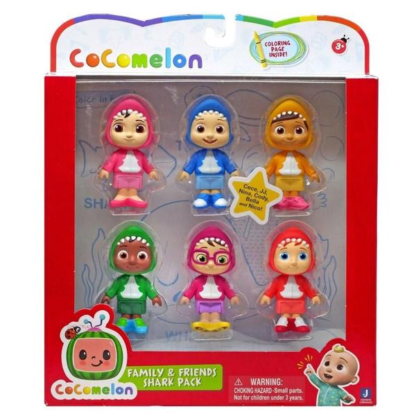 Imagem de Cocomelon Family & Friends Pack com 6 Personagens - Candide