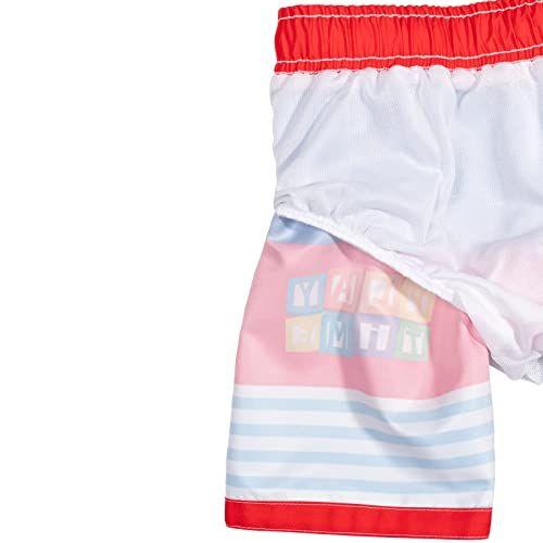 Imagem de CoComelon JJ Baby Boys Rash Guard e Swim Trunks Outfit Set Vermelho/Azul 12 Meses